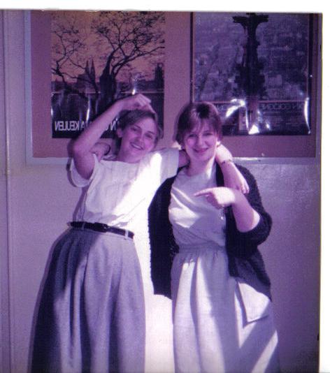 Katrina Hancox and Lisa Keenan 1984