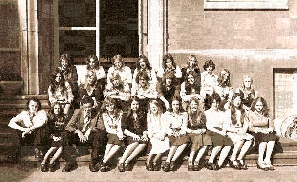 Sixth form boarders in 1975